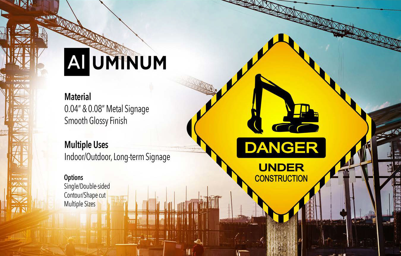Aluminum sign panels