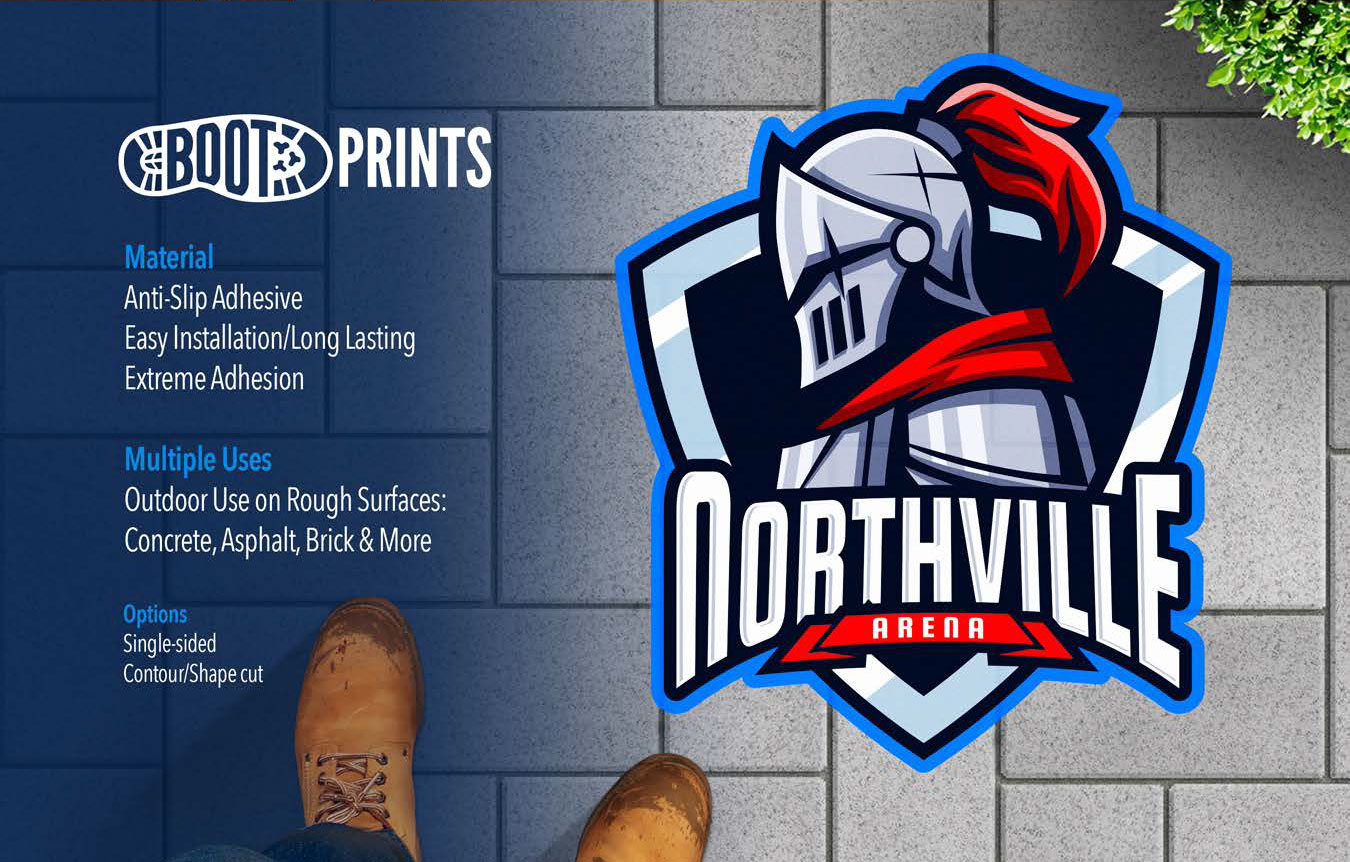 Boot Print Floor Graphics