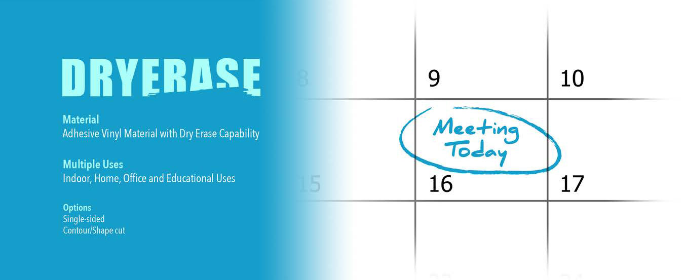 Dry Erase Graphic Film