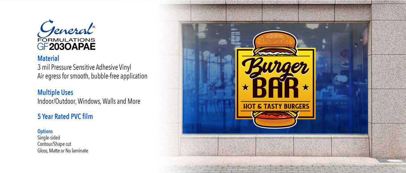 GF 2030APAE adhesive vinyl